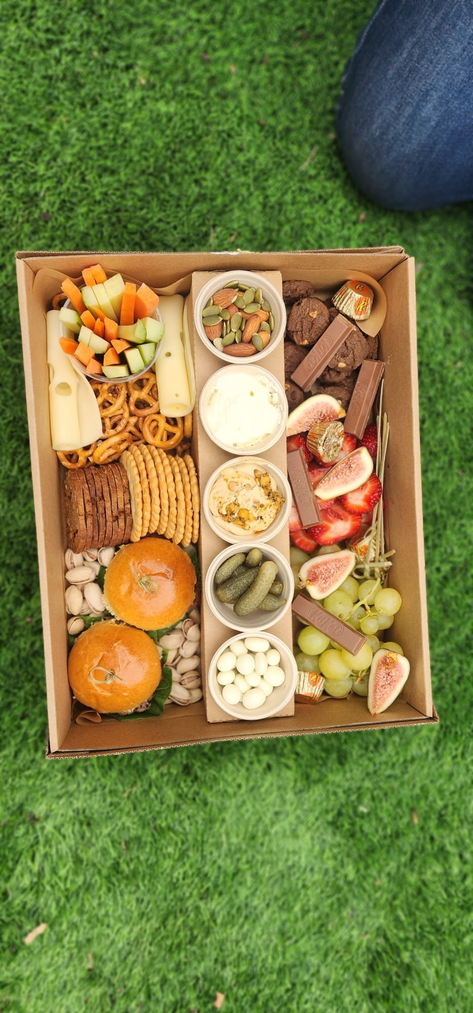 Beautifully arranged platter display by Soulful Spreads